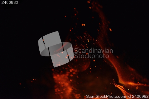 Image of fire flame background