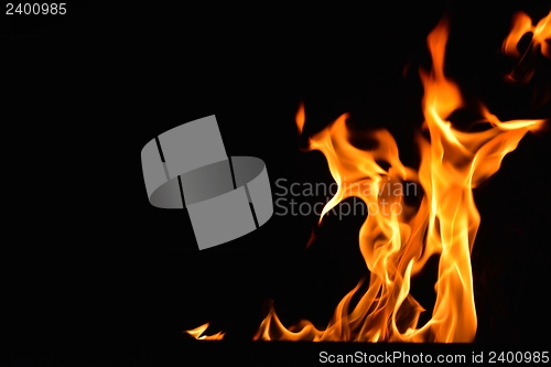 Image of fire flame background