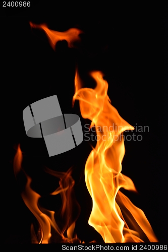 Image of fire flame background