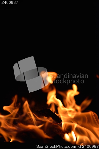 Image of fire flame background