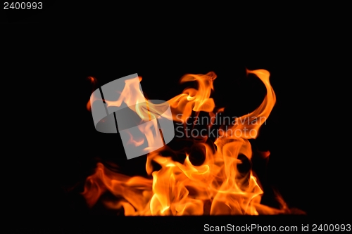 Image of fire flame background