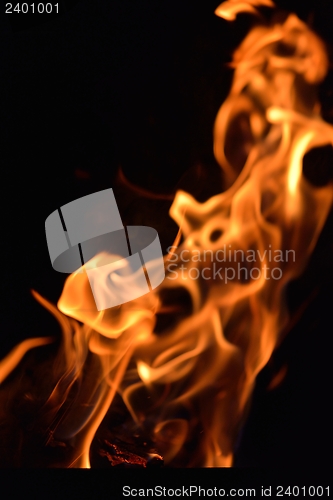 Image of fire flame background