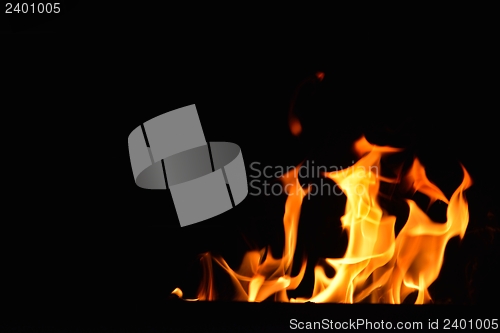 Image of fire flame background