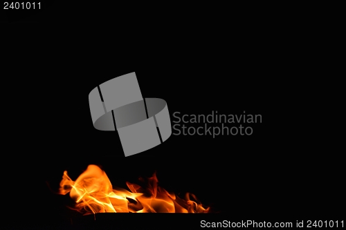 Image of fire flame background