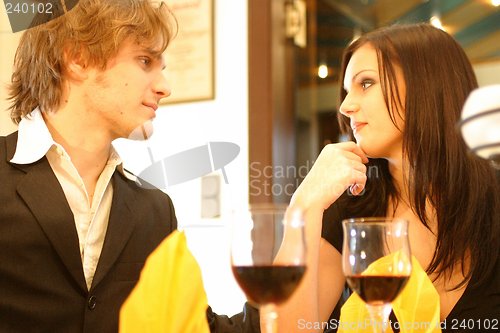 Image of couple eating