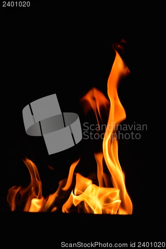 Image of fire flame background