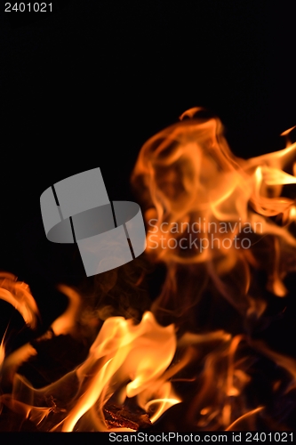 Image of fire flame background