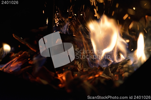 Image of fire flame background