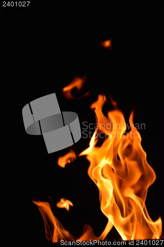 Image of fire flame background