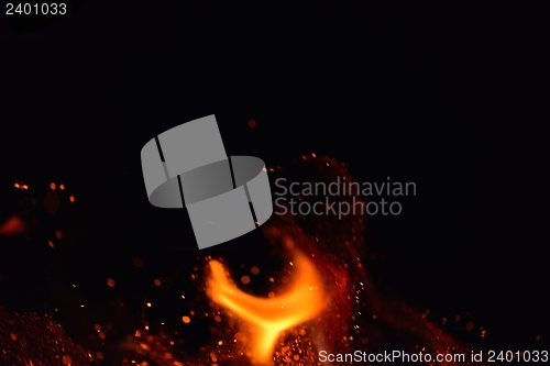 Image of fire flame background