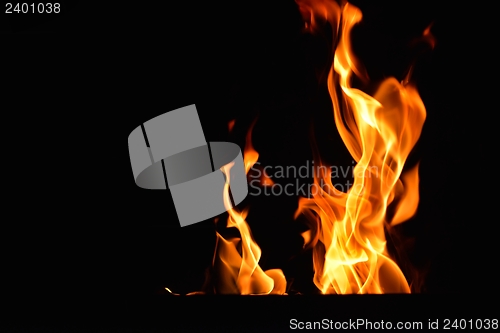 Image of fire flame background