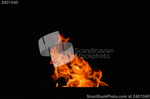 Image of fire flame background