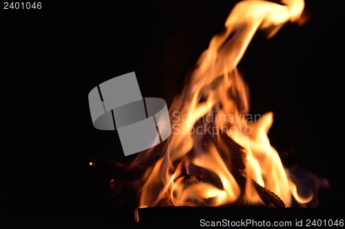 Image of fire flame background