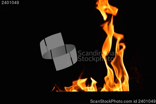 Image of fire flame background