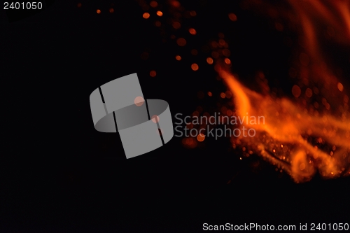 Image of fire flame background