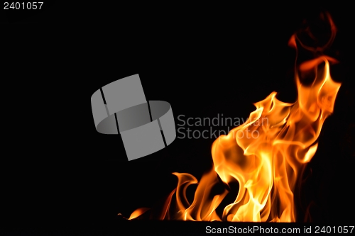 Image of fire flame background