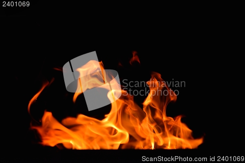 Image of fire flame background