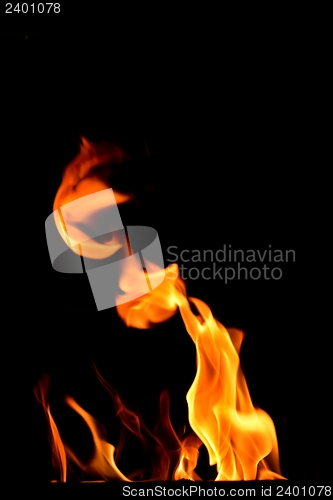 Image of fire flame background