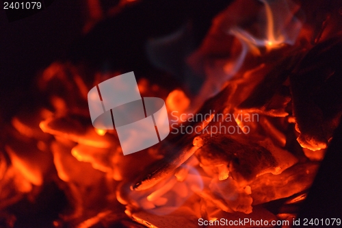 Image of fire flame background