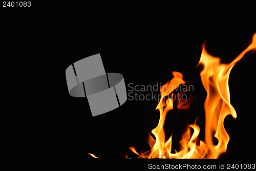 Image of fire flame background