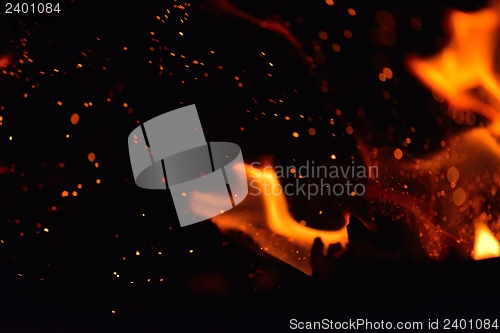 Image of fire flame background