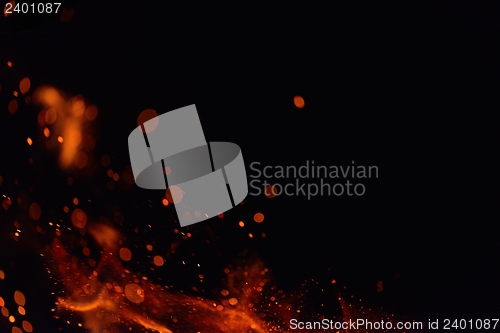 Image of fire flame background