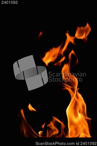 Image of fire flame background