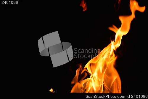 Image of fire flame background