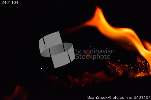 Image of fire flame background