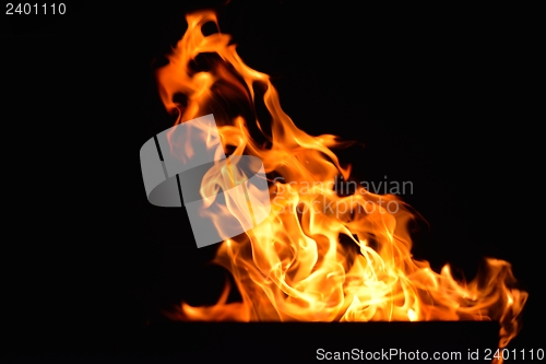 Image of fire flame background