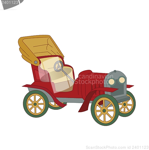 Image of Vector of a classic vintage car