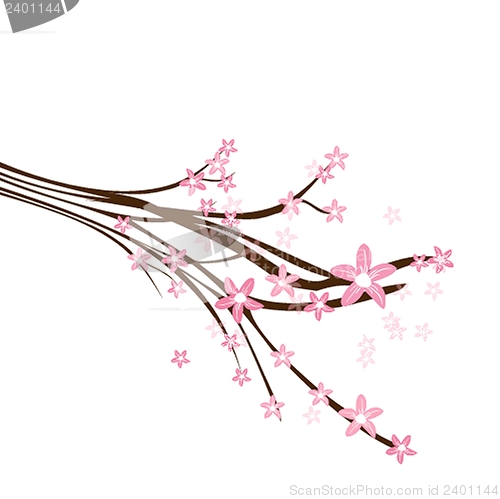 Image of Blossom cherry - Greeting Card