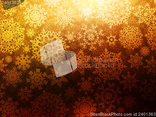 Image of Christmas background with snowflakes. EPS 10