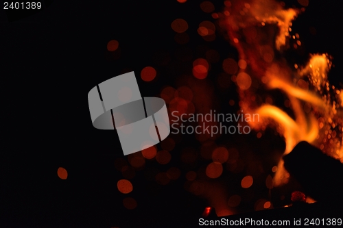 Image of fire flame background