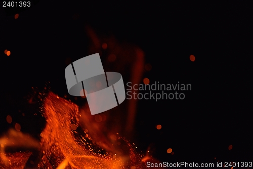 Image of fire flame background