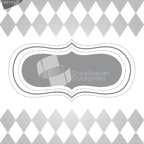 Image of Vintage vector frame on  beautiful background