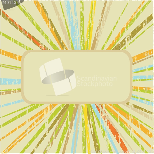 Image of Vintage vector frame on  beautiful background