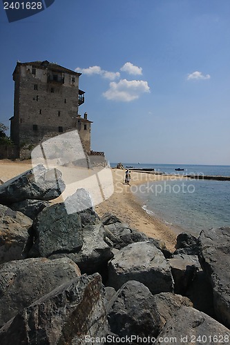 Image of Ancient building on the beach