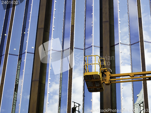 Image of Crane with basket