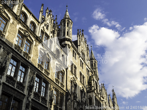 Image of Closeup of the city hall in Munic