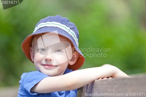 Image of boy outside