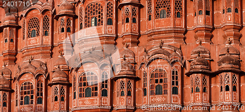 Image of Hawa Mahal - Palace of Winds. Jaipur, India