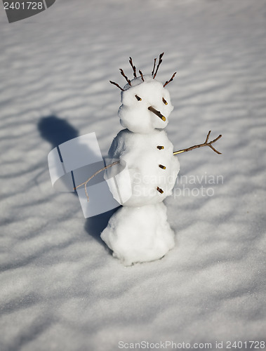 Image of Small funny snowman