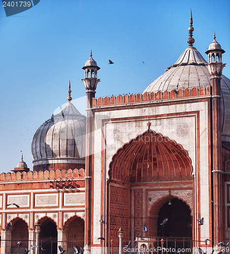 Image of Jama Masjid mosque largest in India