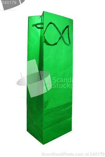 Image of tall green bag