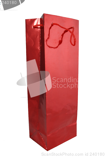 Image of tall red bag