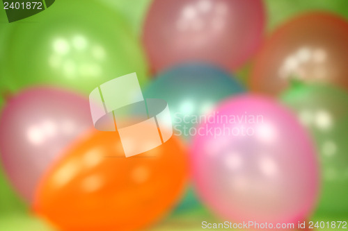 Image of Festive Colorful Balloon Background 