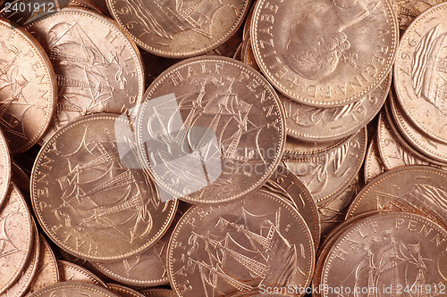 Image of Uncirculated British Half Pennies