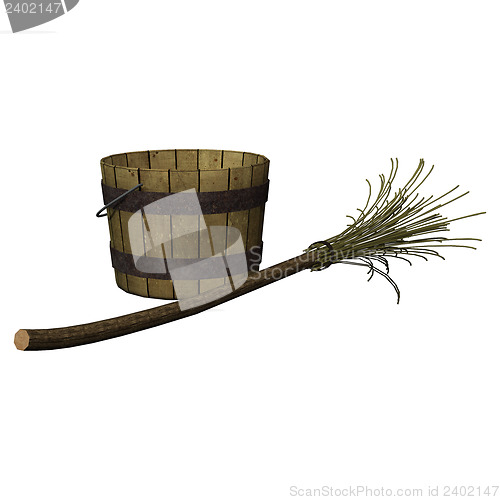 Image of Broom and Bucket