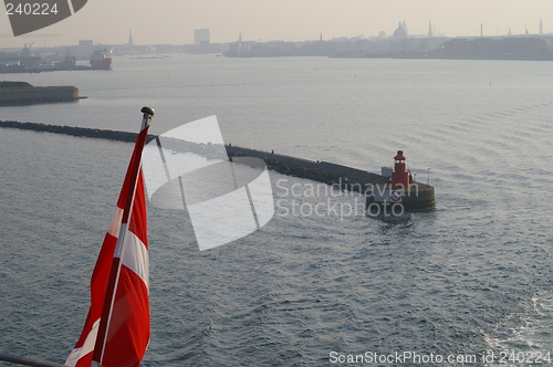 Image of Danish ship in Copenhagen
